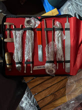 Load image into Gallery viewer, Farrier Horse Hoof Kit Nippers Nail Puller Clincher Buffer and Puller Trimming
