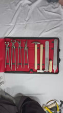 Load and play video in Gallery viewer, 9 items Heavy Duty Professional Horse Care Farrier Hoof Clincher Tool Kit RASP