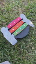 Load and play video in Gallery viewer, Farrier Hoof Buffer Stainless Steel with Special Handle Antique
