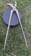 Load and play video in Gallery viewer, 13&quot; Inch Professional Horse Farrier Tool Hoof Heavy Clincher Grooming Care

