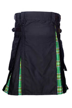 Load image into Gallery viewer, Men Scottish Hybrid Utility Kilt Leather Straps Cotton Mixed Tartan Customize