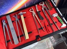 Load image into Gallery viewer, Horse Care &amp; Grooming Hoof Rasps Farrier Tools 11 items Heavy Duty Professional Horse Care Farrier Tool Kit Hoof Clincher RASP (Copy)
