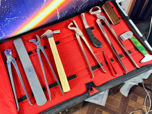 Load image into Gallery viewer, Horse Care &amp; Grooming Hoof Rasps Farrier Tools 11 items Heavy Duty Professional Horse Care Farrier Tool Kit Hoof Clincher RASP (Copy)