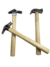 Load image into Gallery viewer, 3 Pieces 12" Horse Hoof Nail Farrier Shoe Wooden Handle Octagon Driving Hammer