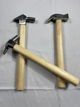 Load image into Gallery viewer, 3 Pieces 12" Horse Hoof Nail Farrier Shoe Wooden Handle Octagon Driving Hammer