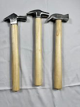 Load image into Gallery viewer, 3 Pieces 12" Horse Hoof Nail Farrier Shoe Wooden Handle Octagon Driving Hammer