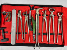 Load image into Gallery viewer, 13 items Heavy Duty Professional Horse Care Farrier Hoof Clincher/Tool Kit