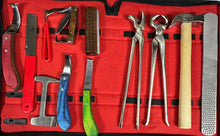 Load image into Gallery viewer, 13 items Heavy Duty Professional Horse Care Farrier Hoof Clincher Tool Kit