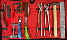 Load image into Gallery viewer, 13 items Heavy Duty Professional Horse Care Farrier Hoof Clincher Tool Kit